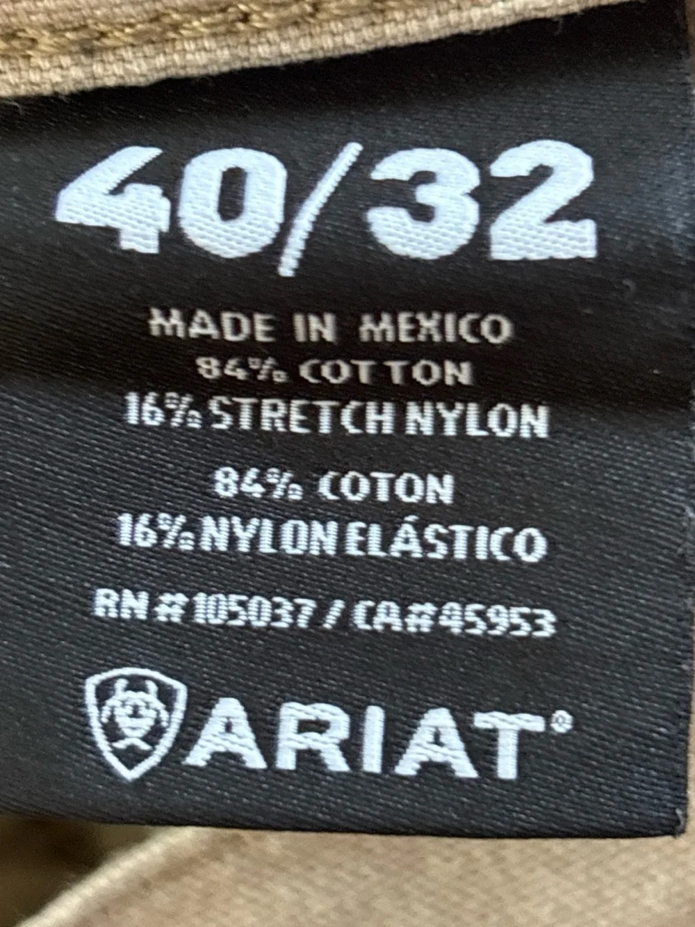 Ariat Men's Cargo Pants in Light Gray